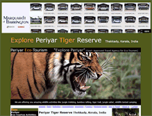 Tablet Screenshot of periyartigerreserve.net